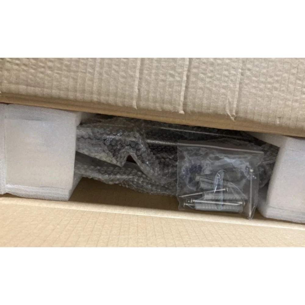 Geetery Folding Shower Seat Wall Mounted‎ 18 Inch Wood Bench w/ Legs 400 lbs